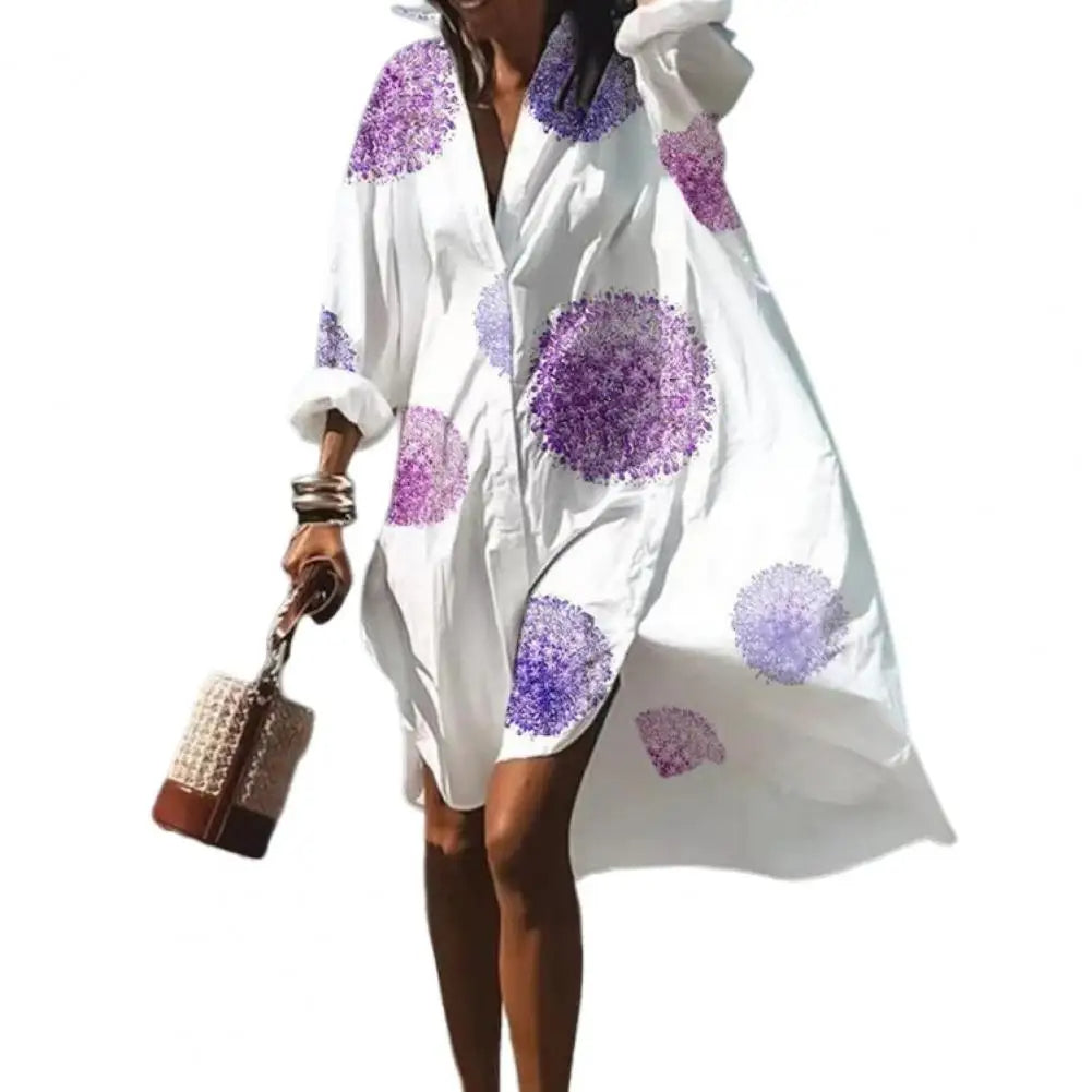 Women's Boho Print Summer Maxi Dress