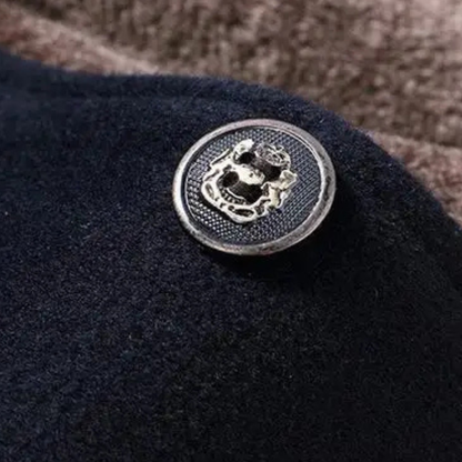 Men's Wool Blend Long Winter Business Coat