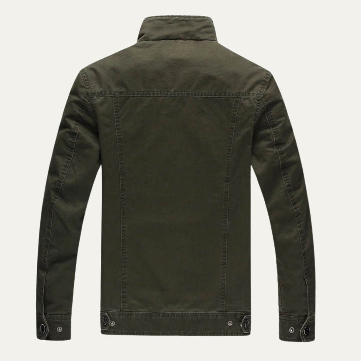 Men's Military Cargo Jacket Cotton Army Green