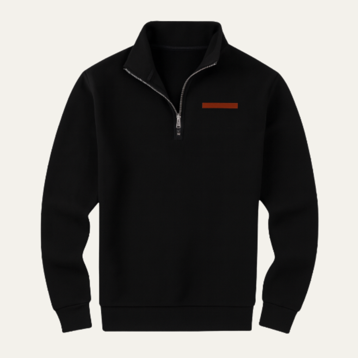 Men's Warm Half Zip Fleece Sweater - Vonnera