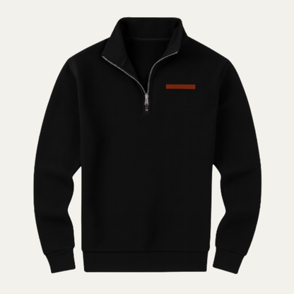 Men's Warm Half Zip Fleece Sweater - Vonnera