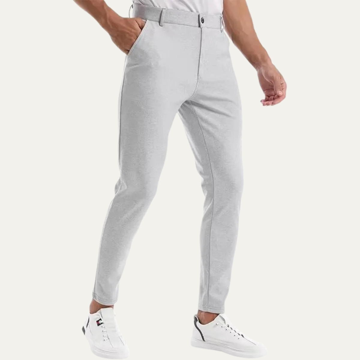 Peschiera Men's Slim Fit Dress Pants