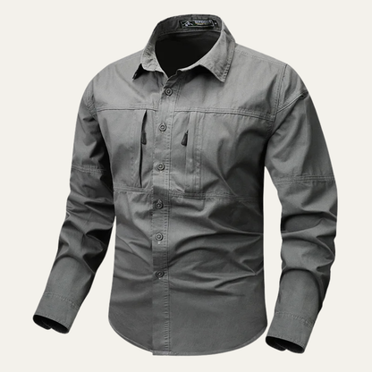 Men's Tactical Sweater Wool Blend With Pockets