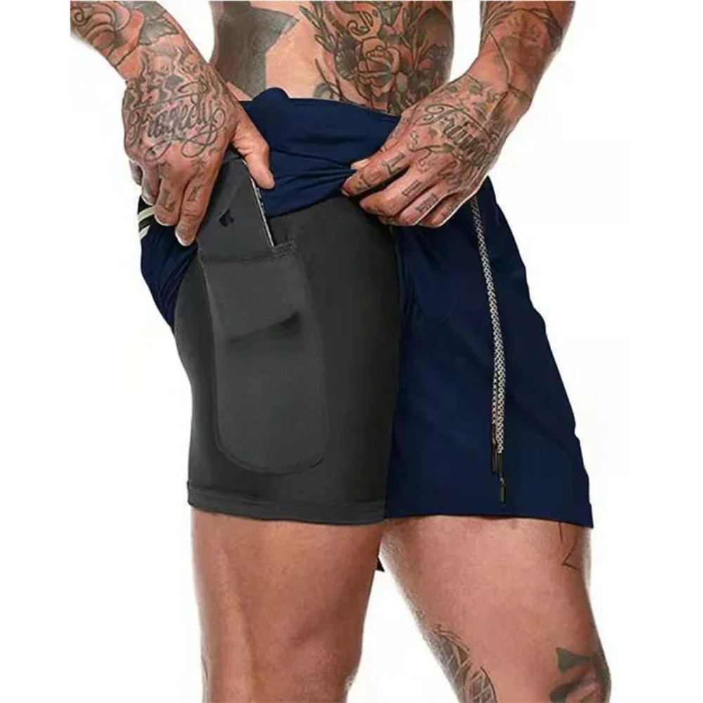 Men's 2-in-1 Sport Shorts Performance Comfort