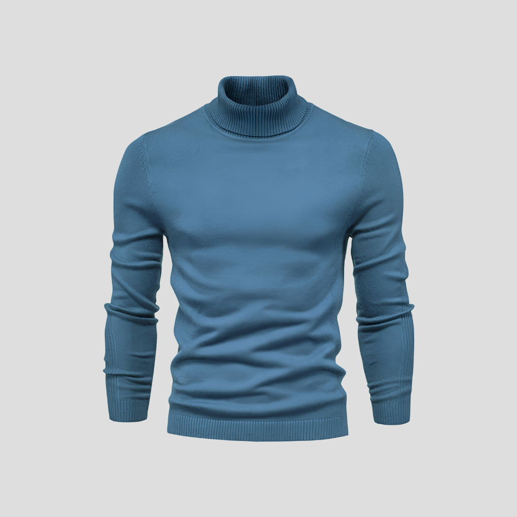 Men's Turtleneck Wool Sweater