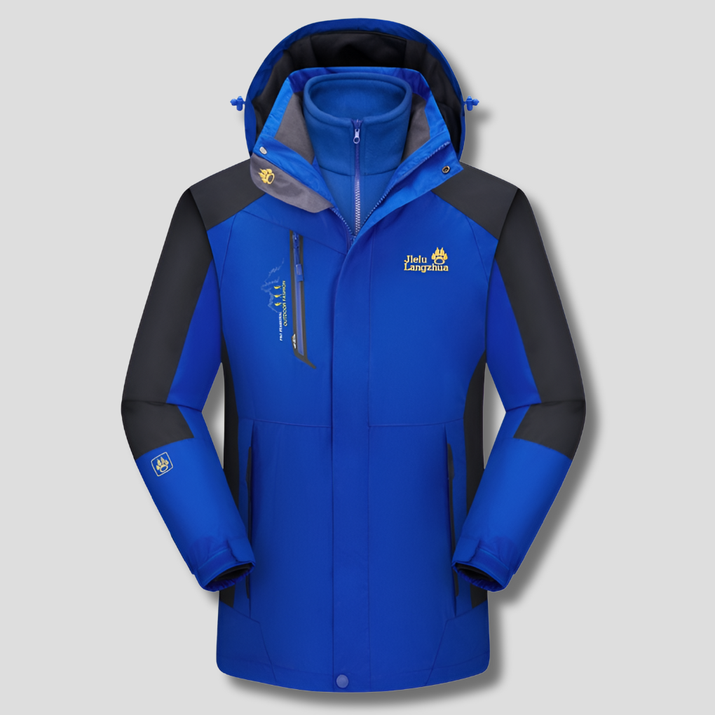 3-In-1 Waterproof Ski Jacket Winter Insulated