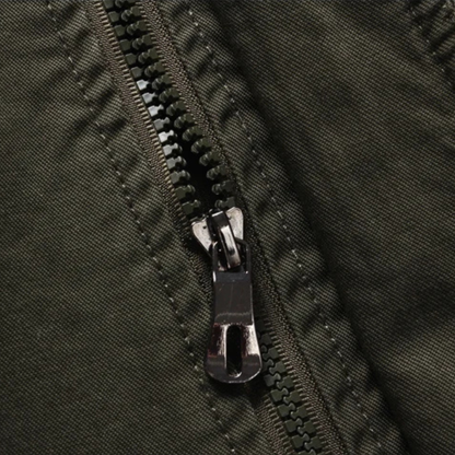 Men's Military Cargo Jacket Stand Collar