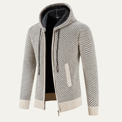 Men's Fleece Lined Hoodie Jacket