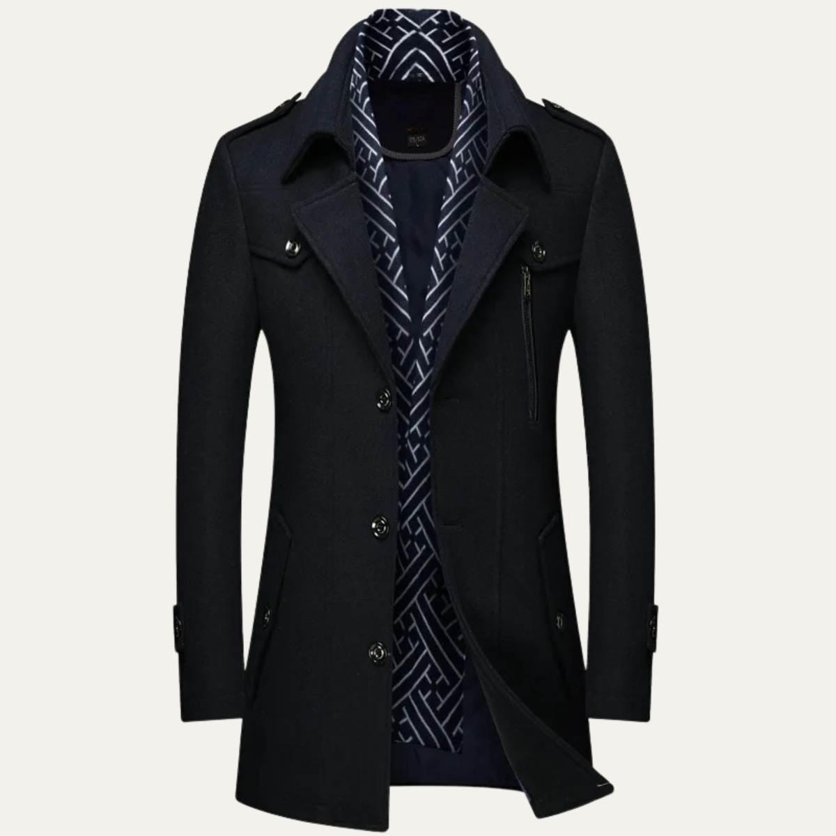 Avebury Men's Double Breasted Trench Coat - Vonnera