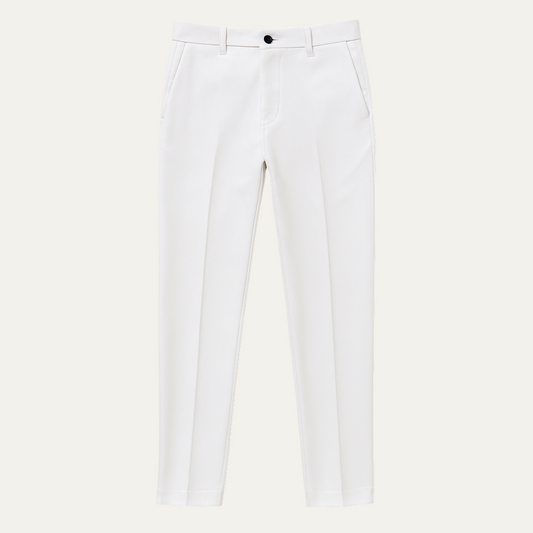 Men's Classic Chino Pants White - Vonnera