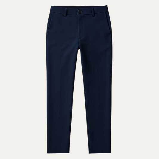 Men's Classic Chino Pants Navy Blue - Vonnera
