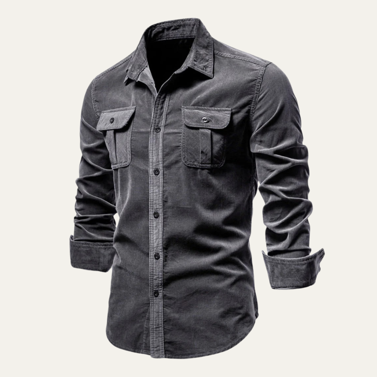 Men's Long Sleeve Cotton Dress Shirt
