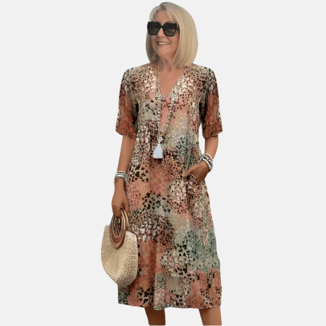 Women's Loose Fit Summer Casual Dress - Vonnera