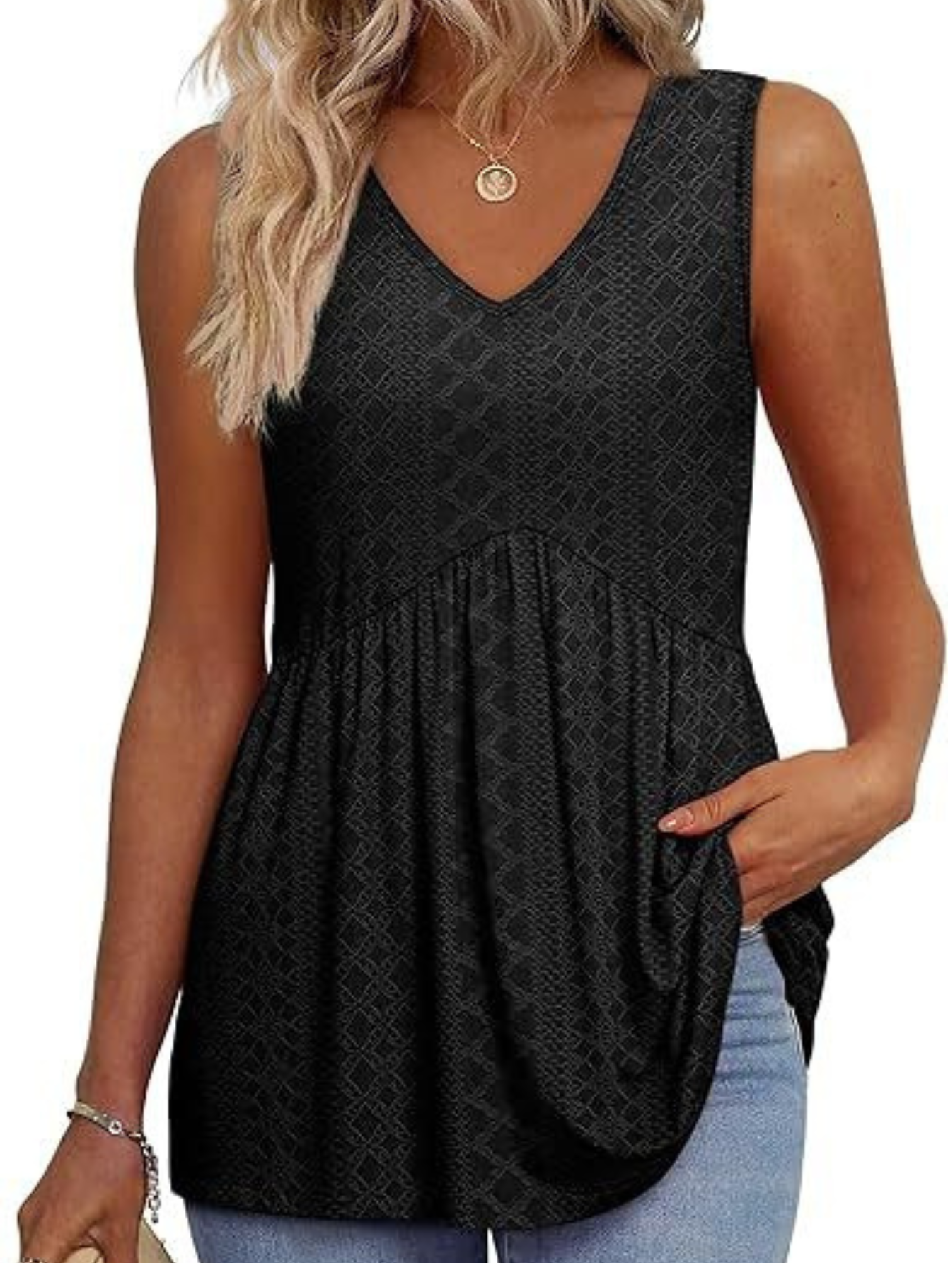 Women's Sleeveless Textured - Vonnera