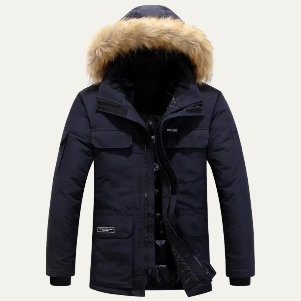 Whitford Men's Thick Hooded Parka Jacket