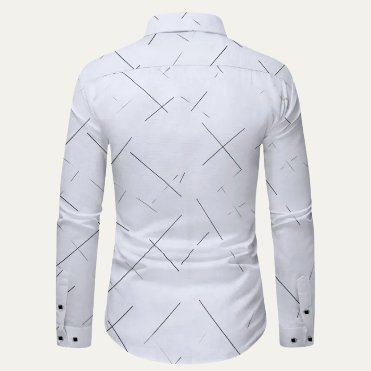 Eldridge Men's Formal White Button Down Office Shirt