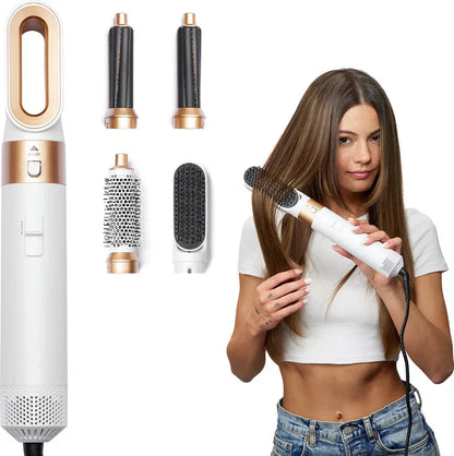 4-In-1 Hair Styler Curl Straighten Dry
