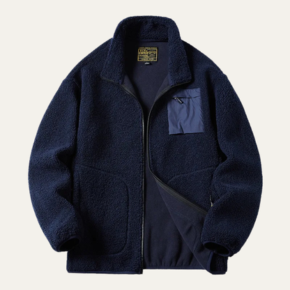 Men's Thick Fleece Winter Sweater Zip Up
