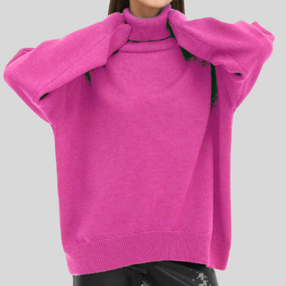 Women's Rollneck Sweater Cold-Weather