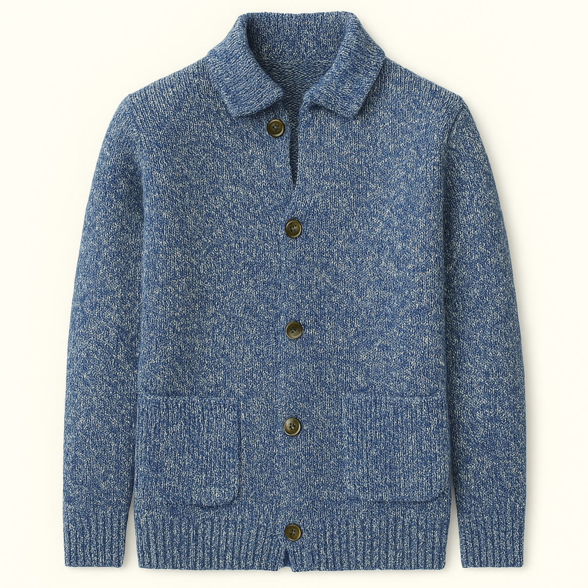 Pemberton Men's Knitted Cardigan Smart Casual Button Up Winter - Vonnera