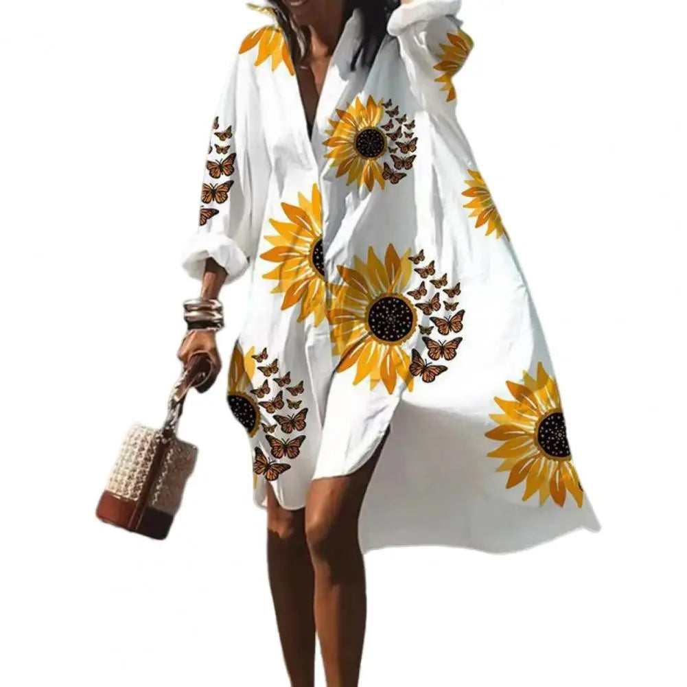 Women's Boho Print Summer Maxi Dress
