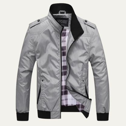 Men's Bomber Jacket Lightweight Stand Collar