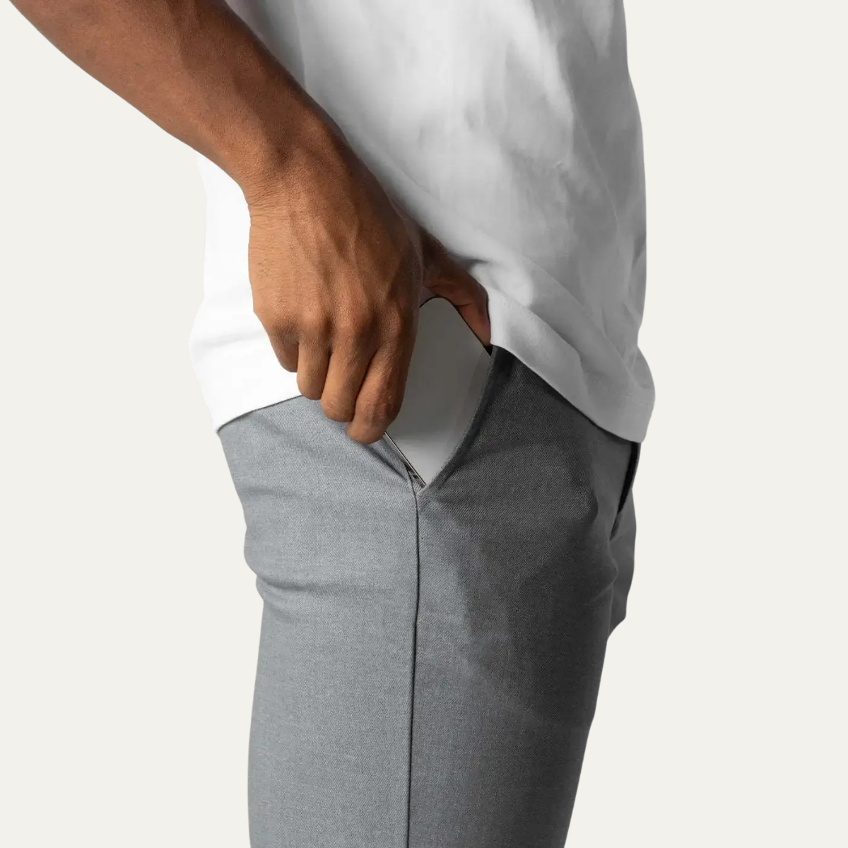 La Maddalena Men's Slim Fit Stretch Chino Pants