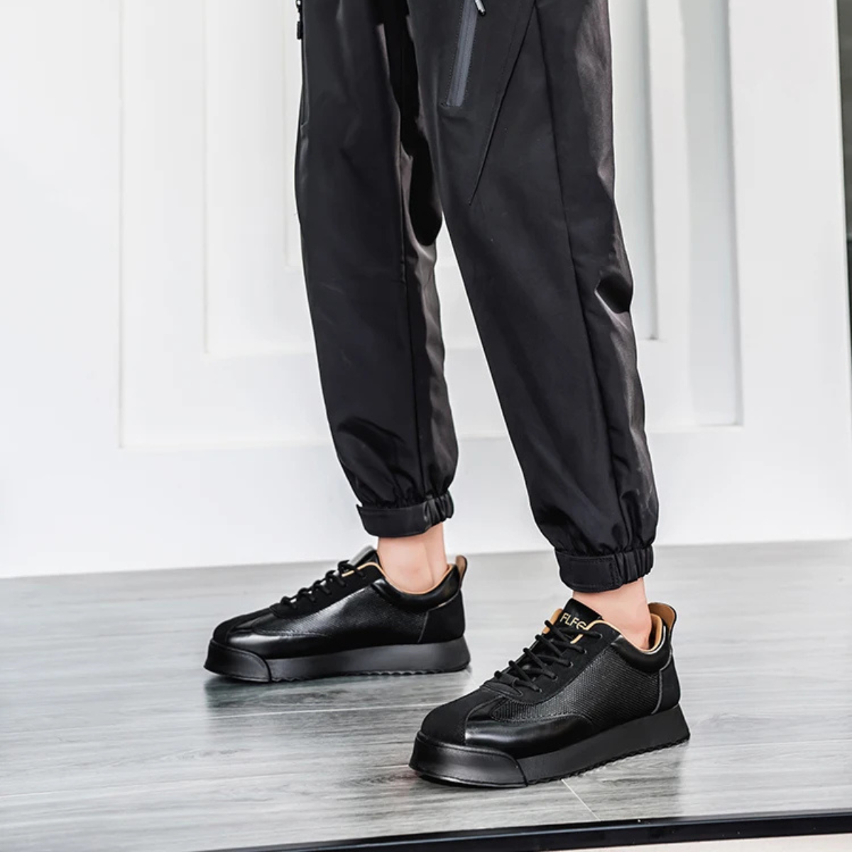 Men's Leather Casual Lace Up Shoes