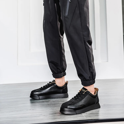 Men's Leather Casual Lace Up Shoes