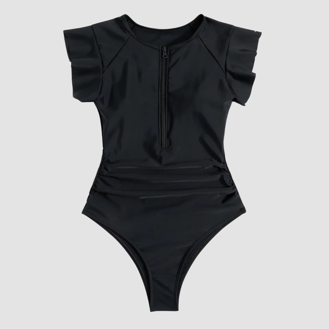 Women's Zipper One Piece Swimsuit - Vonnera