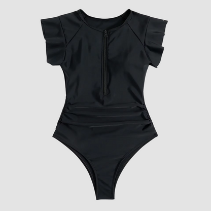 Women's Zipper One Piece Swimsuit - Vonnera