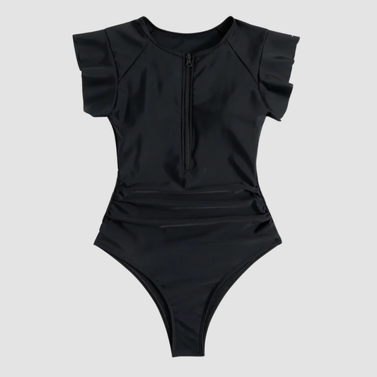 Women's Zipper One Piece Swimsuit - Vonnera