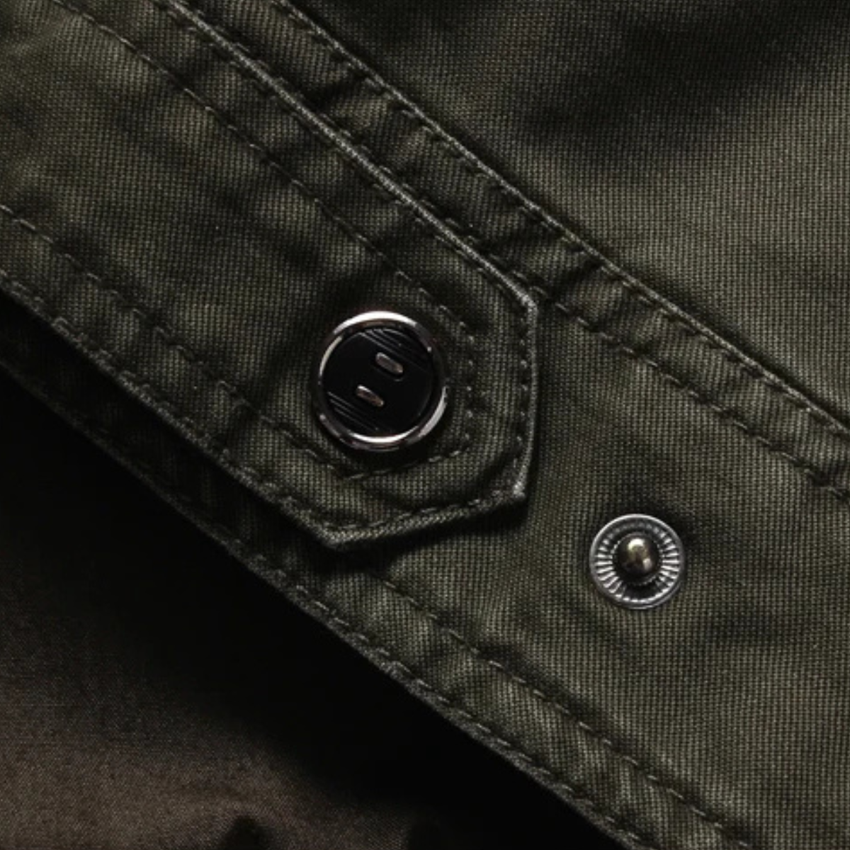 Men's Military Cargo Jacket Stand Collar