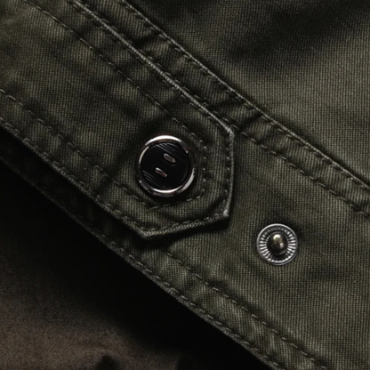 Men's Military Cargo Jacket Stand Collar