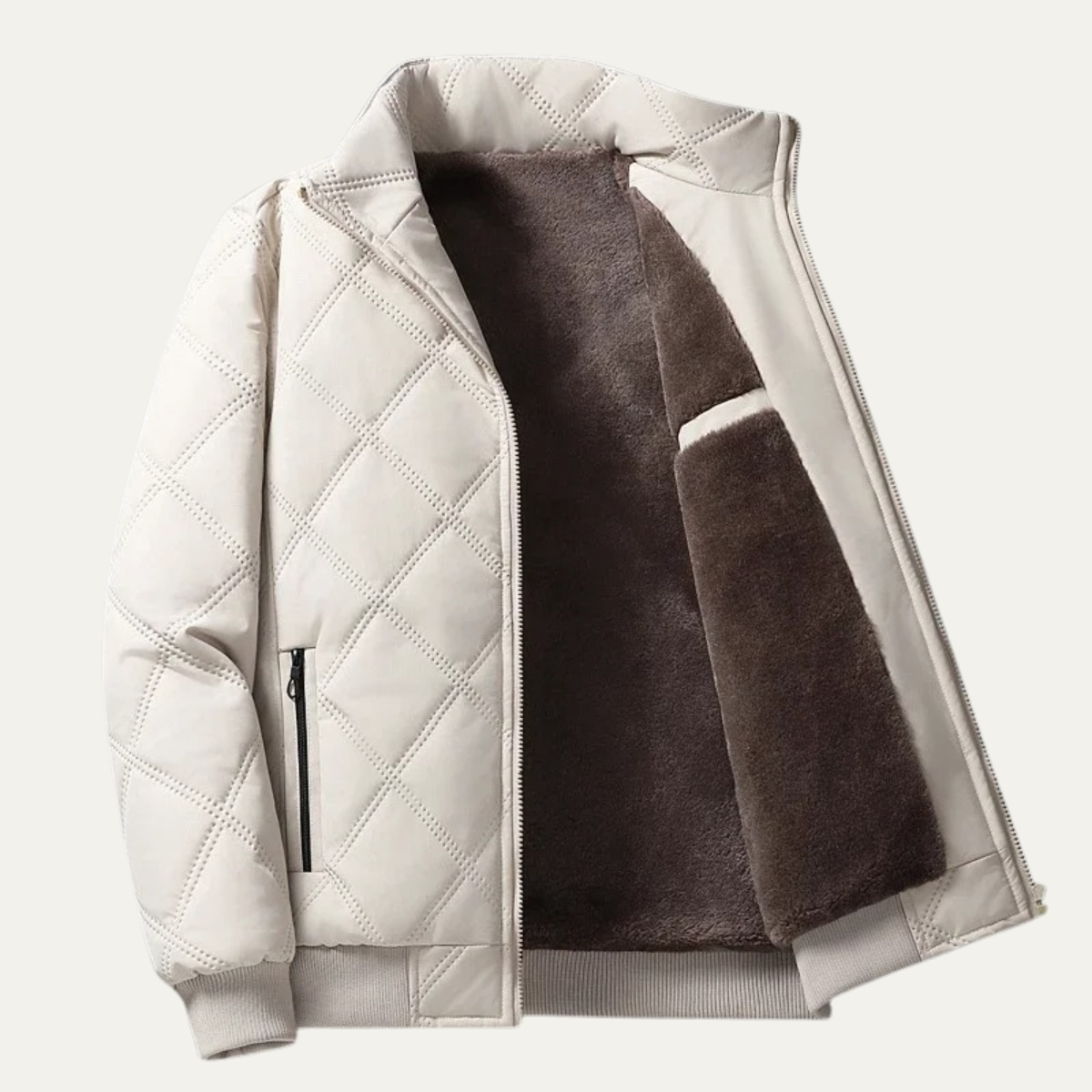 Men's Fleece Padded Jacket Warm