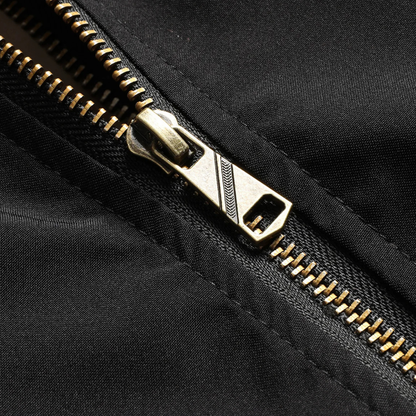 Lecco Men's Hooded Bomber Jacket Multi Layer