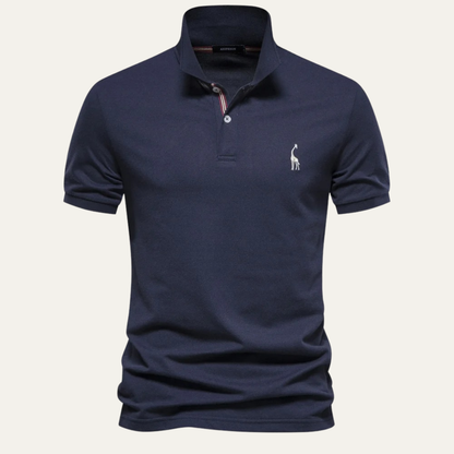 Men's Cotton Polo Shirt Classic White