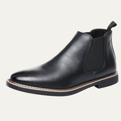 Men's Leather Chelsea Boots Classic Brown