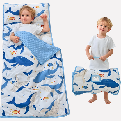 Toddler Sleep Mat With Pillow And Blanket
