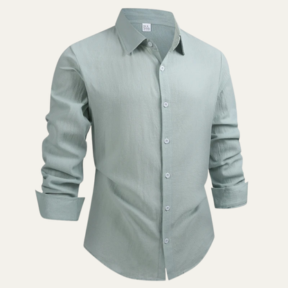 Men's Linen Cotton Business Shirt