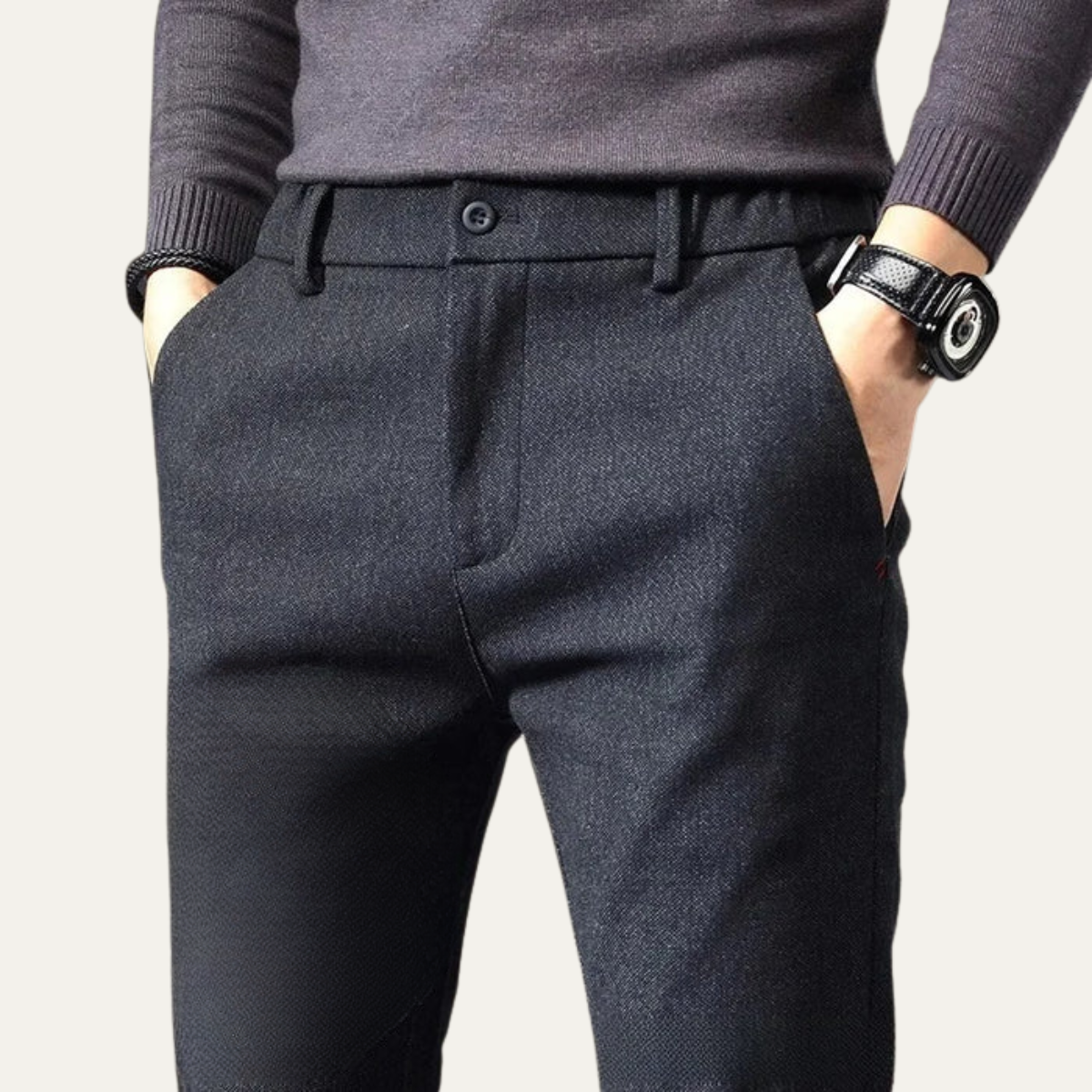 Ellwood Men's Elegant Straight Leg Pants