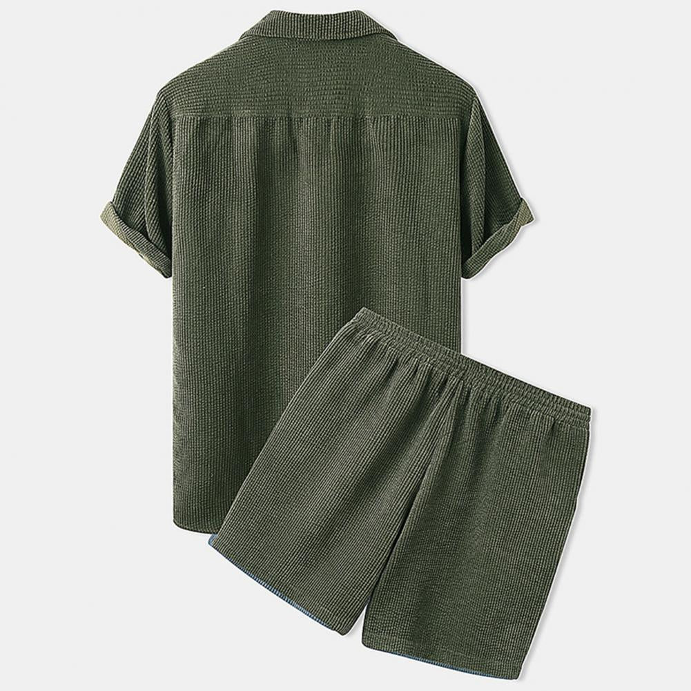 Men's Corduroy Shorts Set - Vonnera
