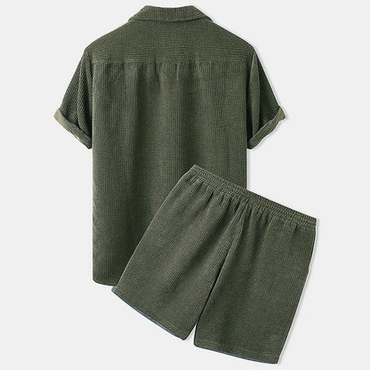 Men's Corduroy Shorts Set - Vonnera