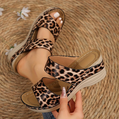 Women's Wedge Sandals Bordeaux