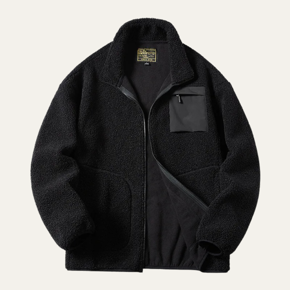 Men's Thick Fleece Winter Sweater Zip Up