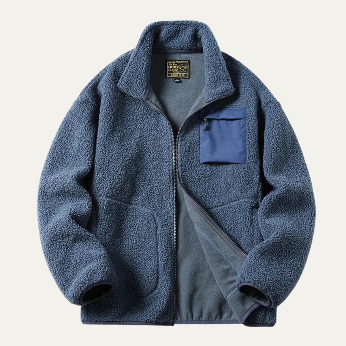 Men's Thick Fleece Winter Sweater Zip Up