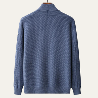 Men's Cashmere Cardigan Button Front