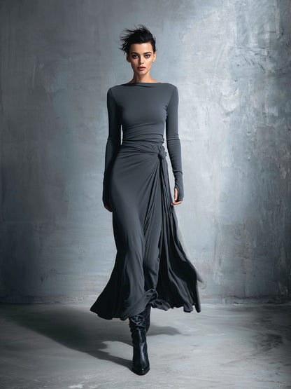 Women's Maxi Wrap Dress - Vonnera