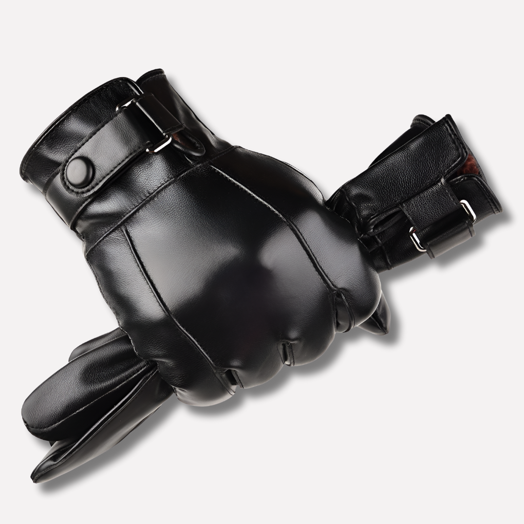 Women's Leather Winter Gloves - Vonnera