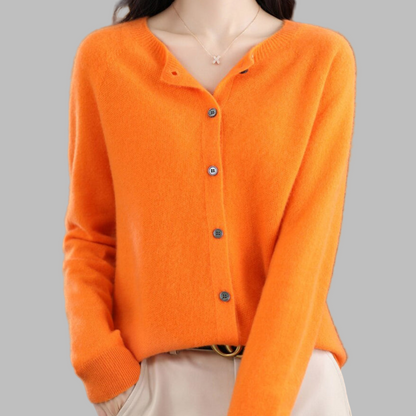 Women's Open Neck Cardigan